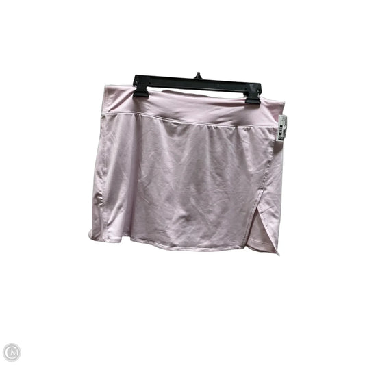 Athletic Skort By Nike Apparel In Pink, Size: Xl