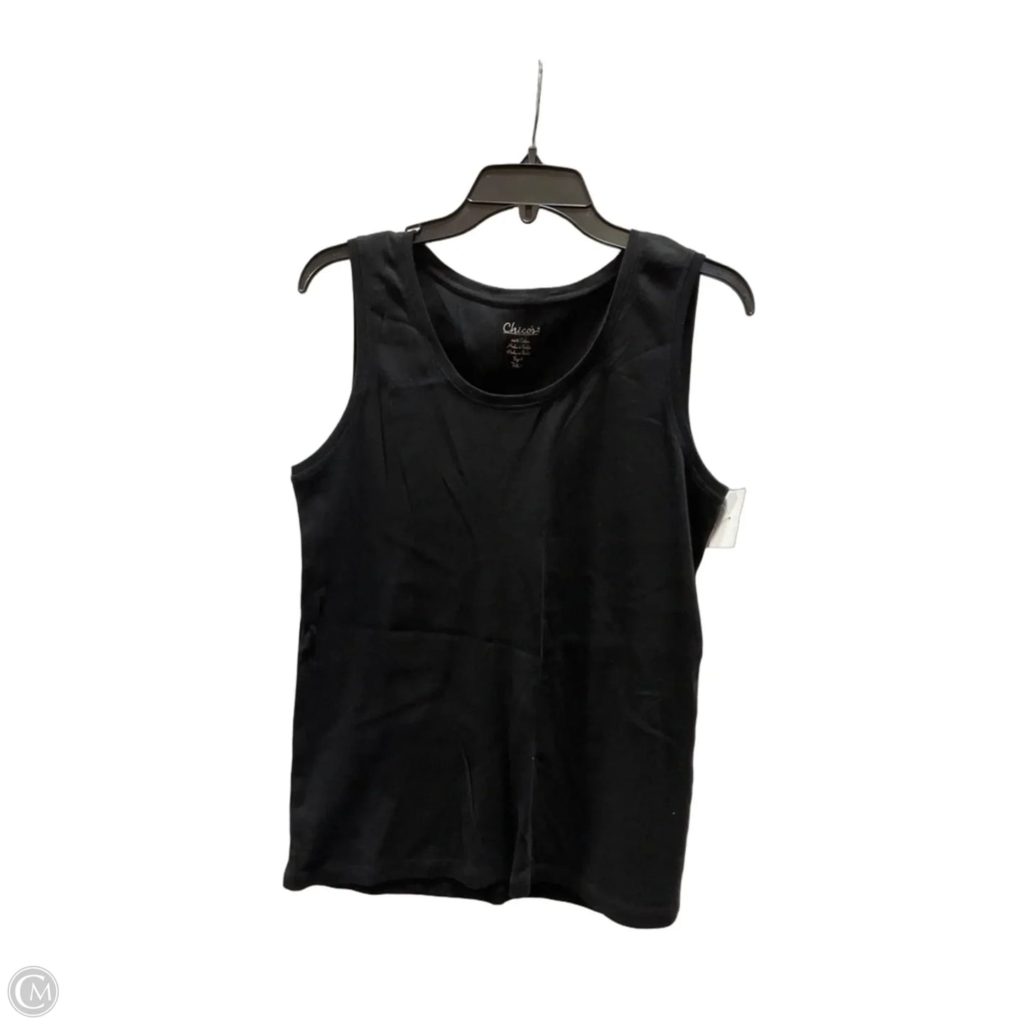 Tank Top By Chicos In Black, Size: L