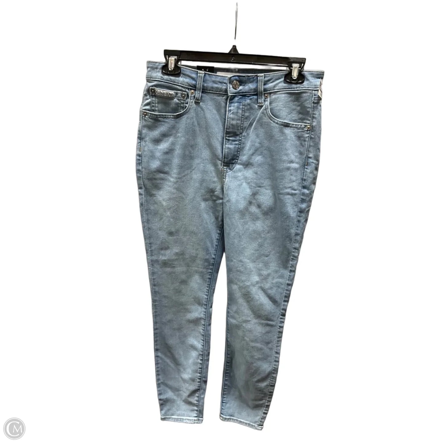 Jeans Skinny By Calvin Klein In Blue, Size: 10