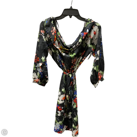 Dress Casual Midi By Banana Republic In Floral Print, Size: M