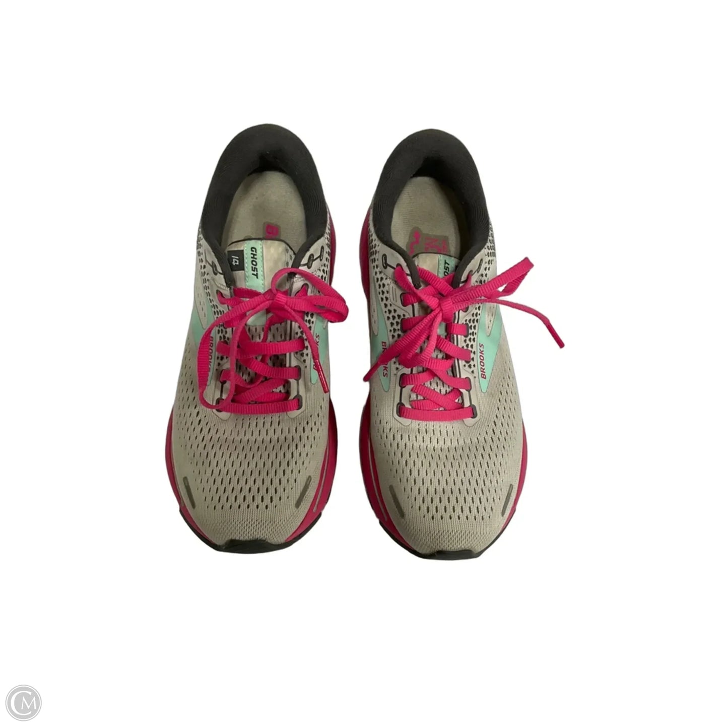 Shoes Athletic By Brooks In Grey & Pink, Size: 8