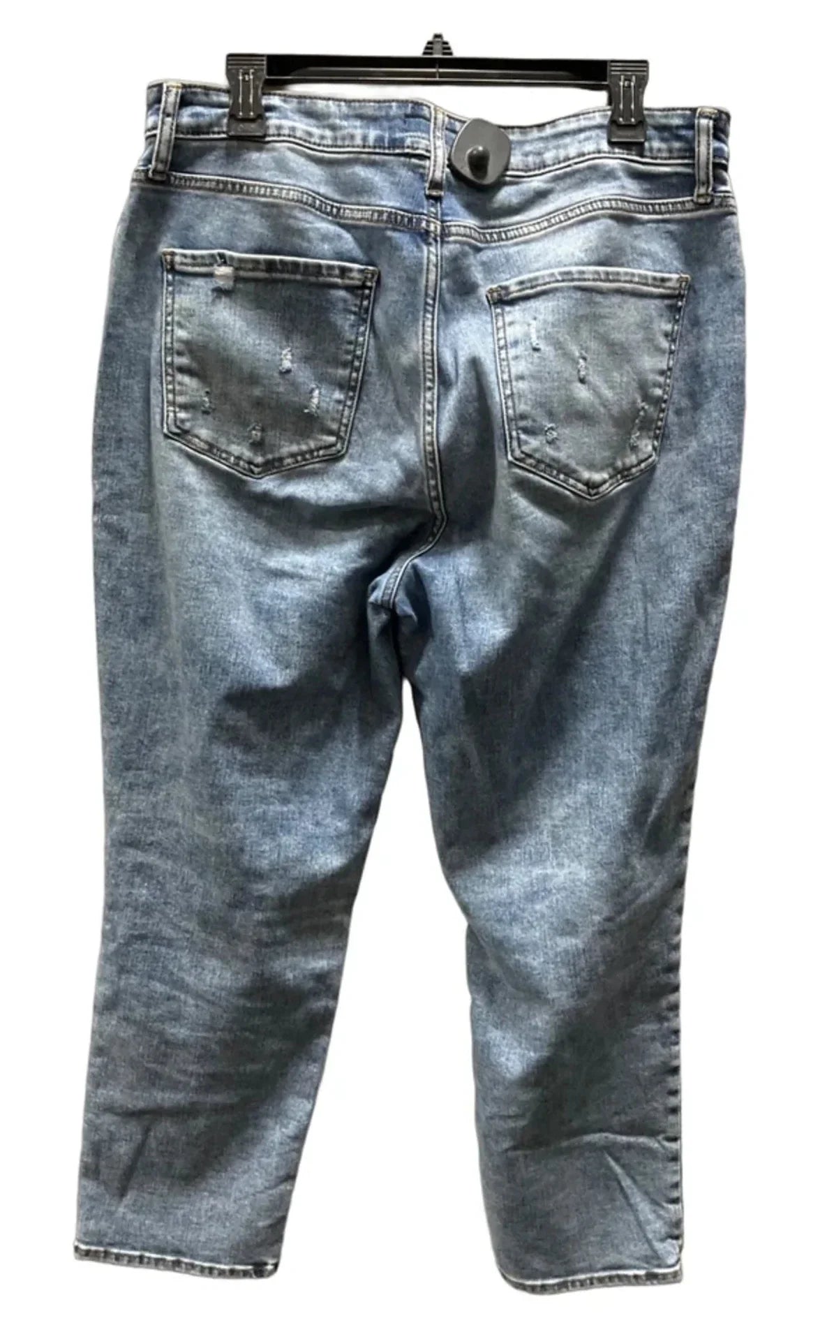 Jeans Straight By Kut In Blue, Size: 14