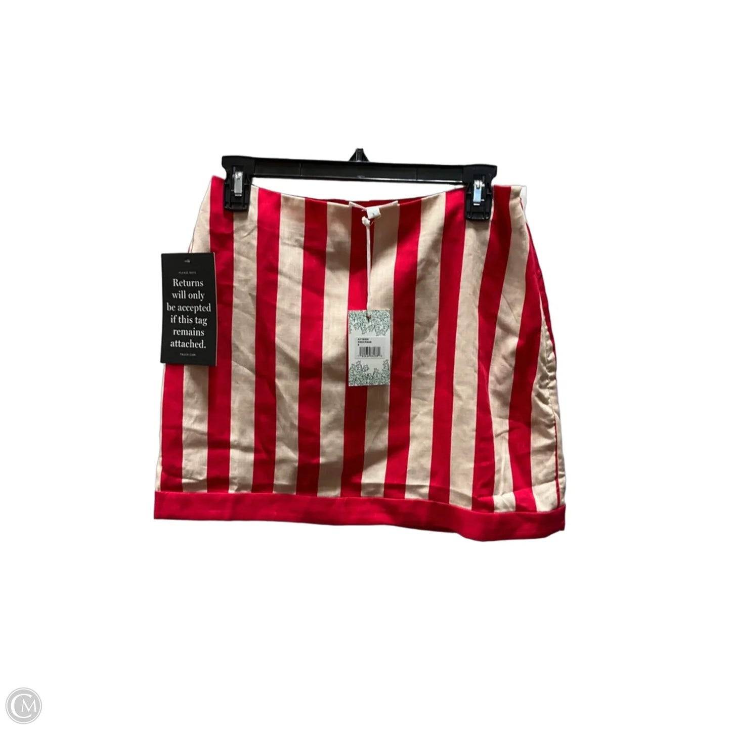 Skirt Mini & Short By Tuckernuck In Red & White, Size: S
