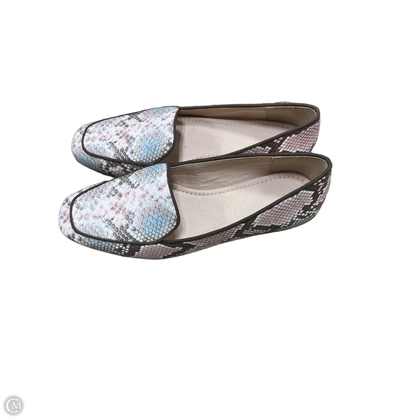 Shoes Flats By Kelly And Katie In Snakeskin Print, Size: 6.5