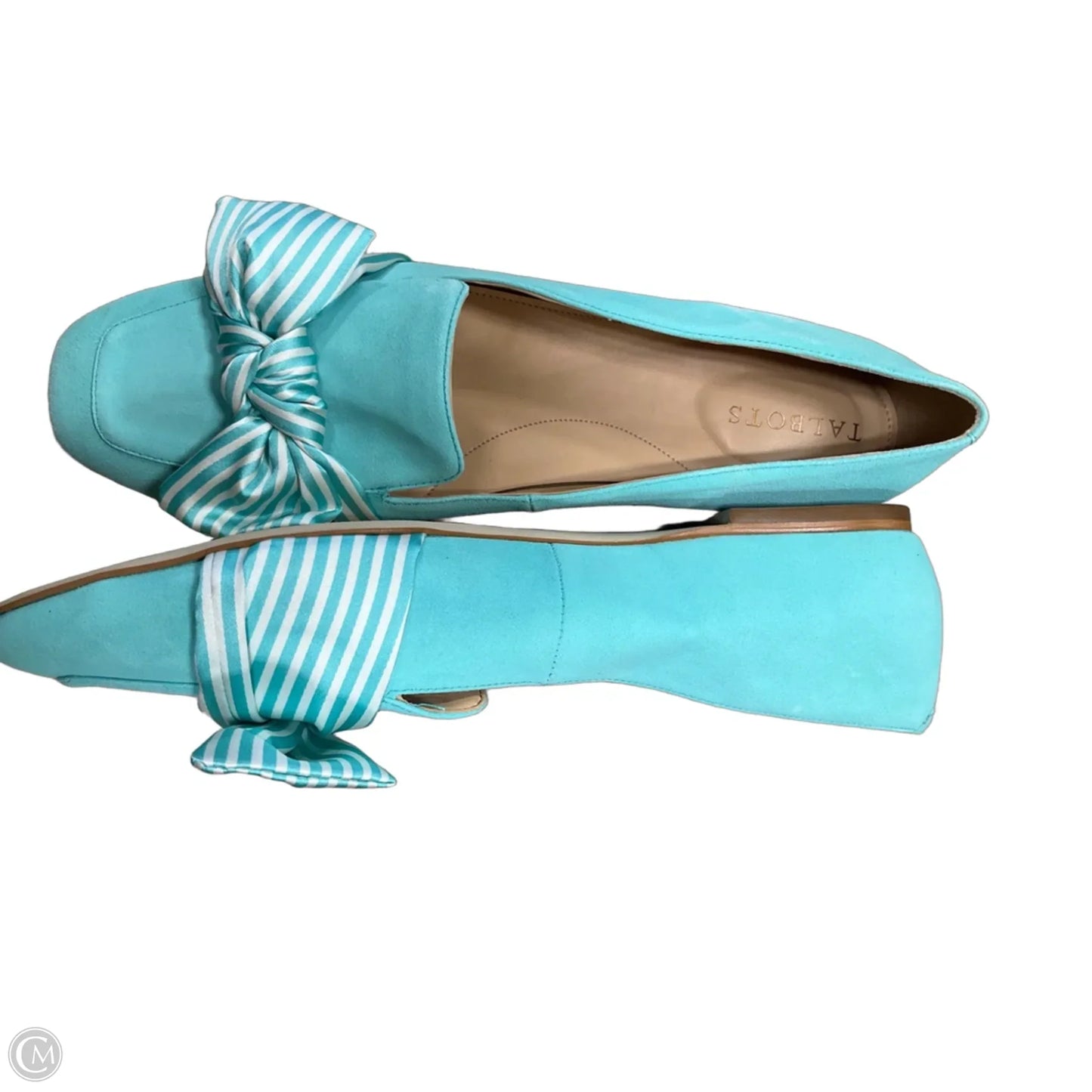Shoes Flats By Talbots In Aqua, Size: 11