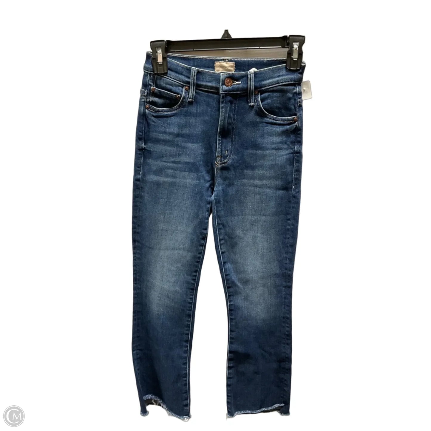 Jeans Straight By Mother In Blue, Size: 0
