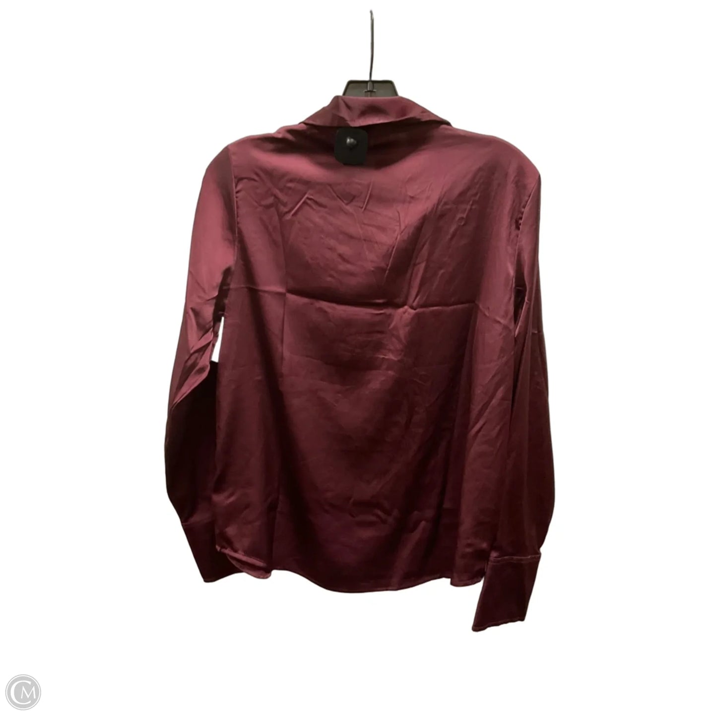 Blouse Long Sleeve By H&m In Red, Size: S