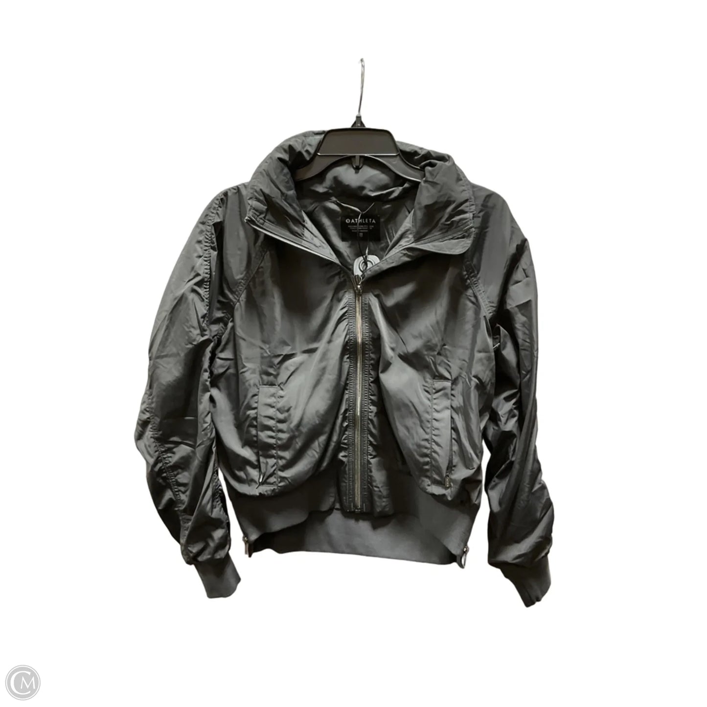 Athletic Jacket By Athleta In Grey, Size: Xs