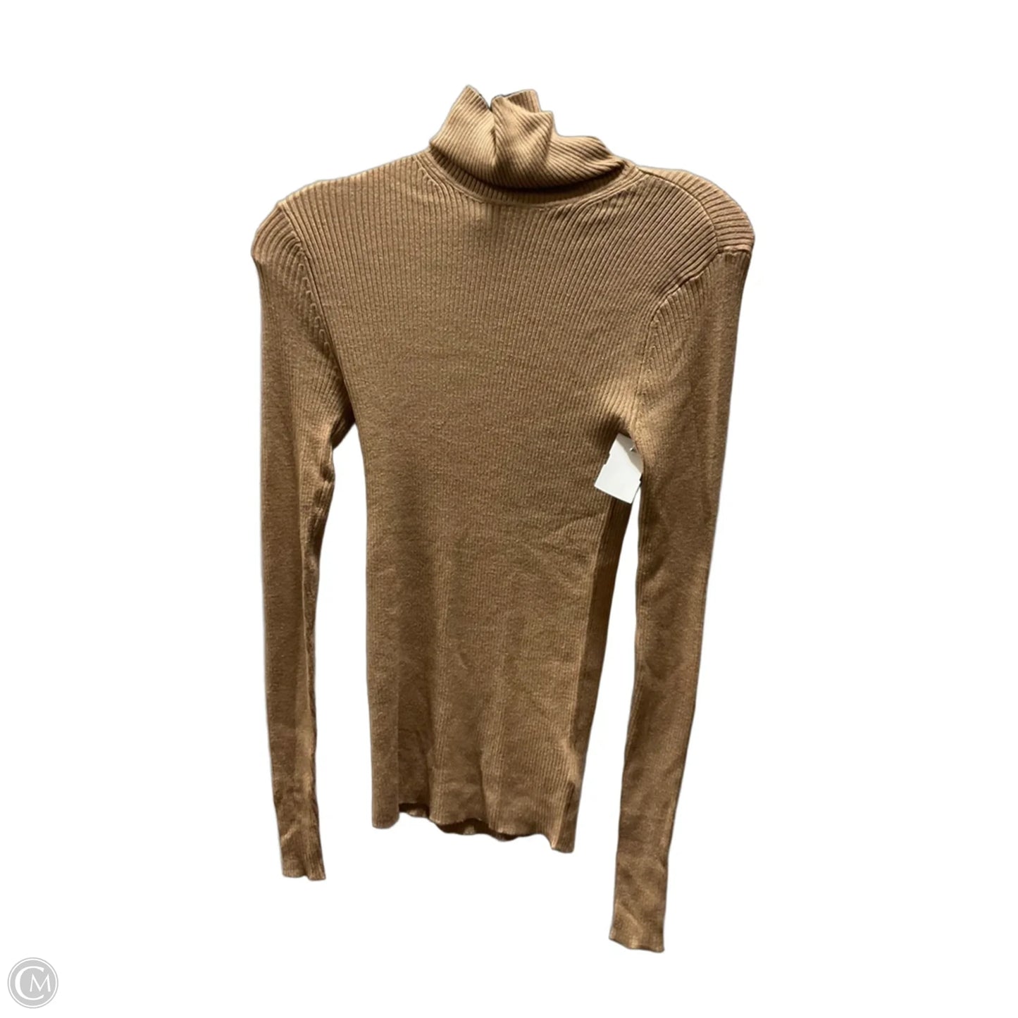 Top Long Sleeve By Express In Tan, Size: S