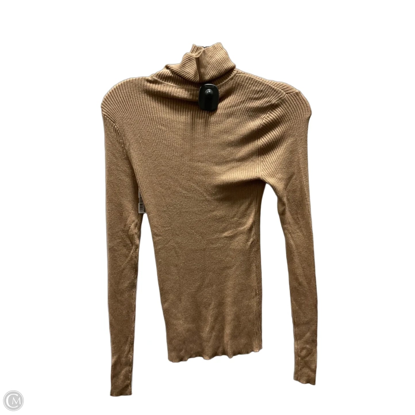 Top Long Sleeve By Express In Tan, Size: S