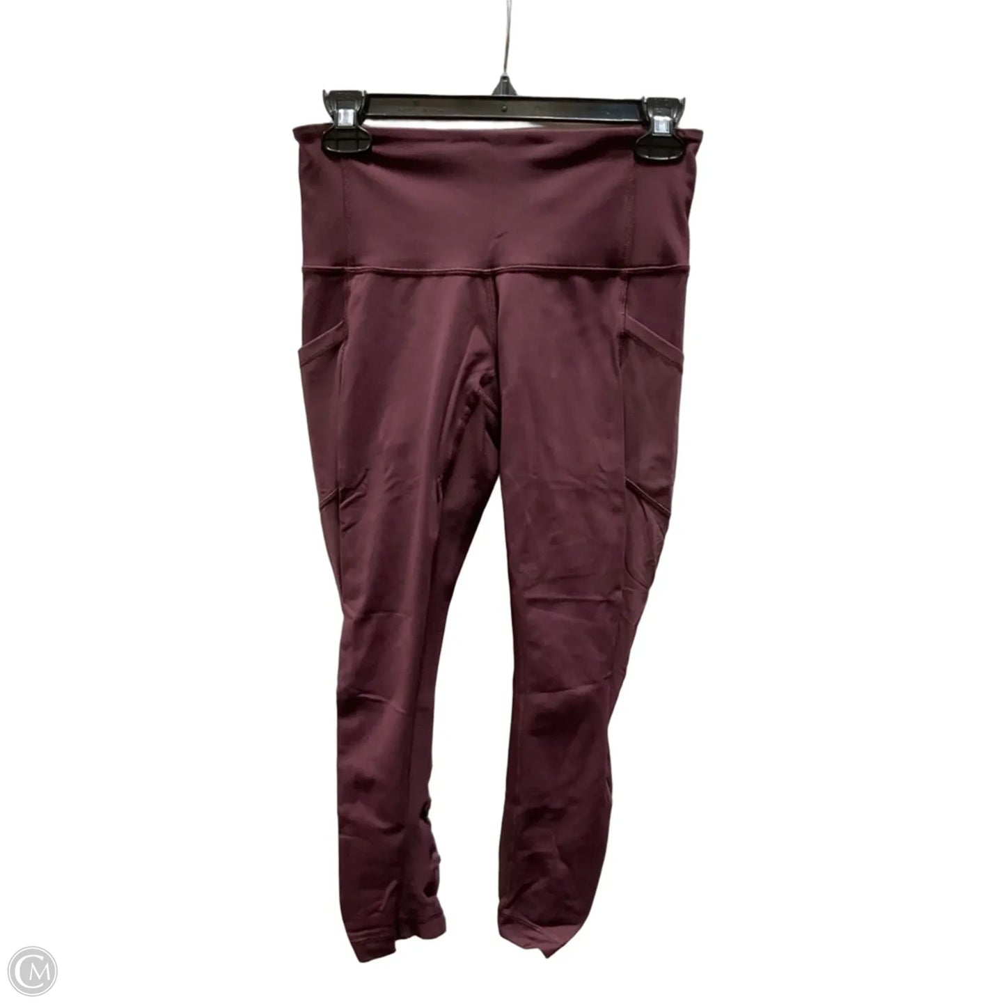 Athletic Leggings By Lululemon In Red, Size: 6