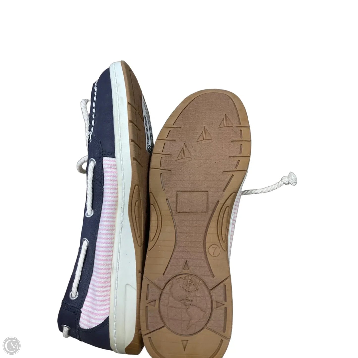 Shoes Flats By Falls Creek In Blue & Pink, Size: 7