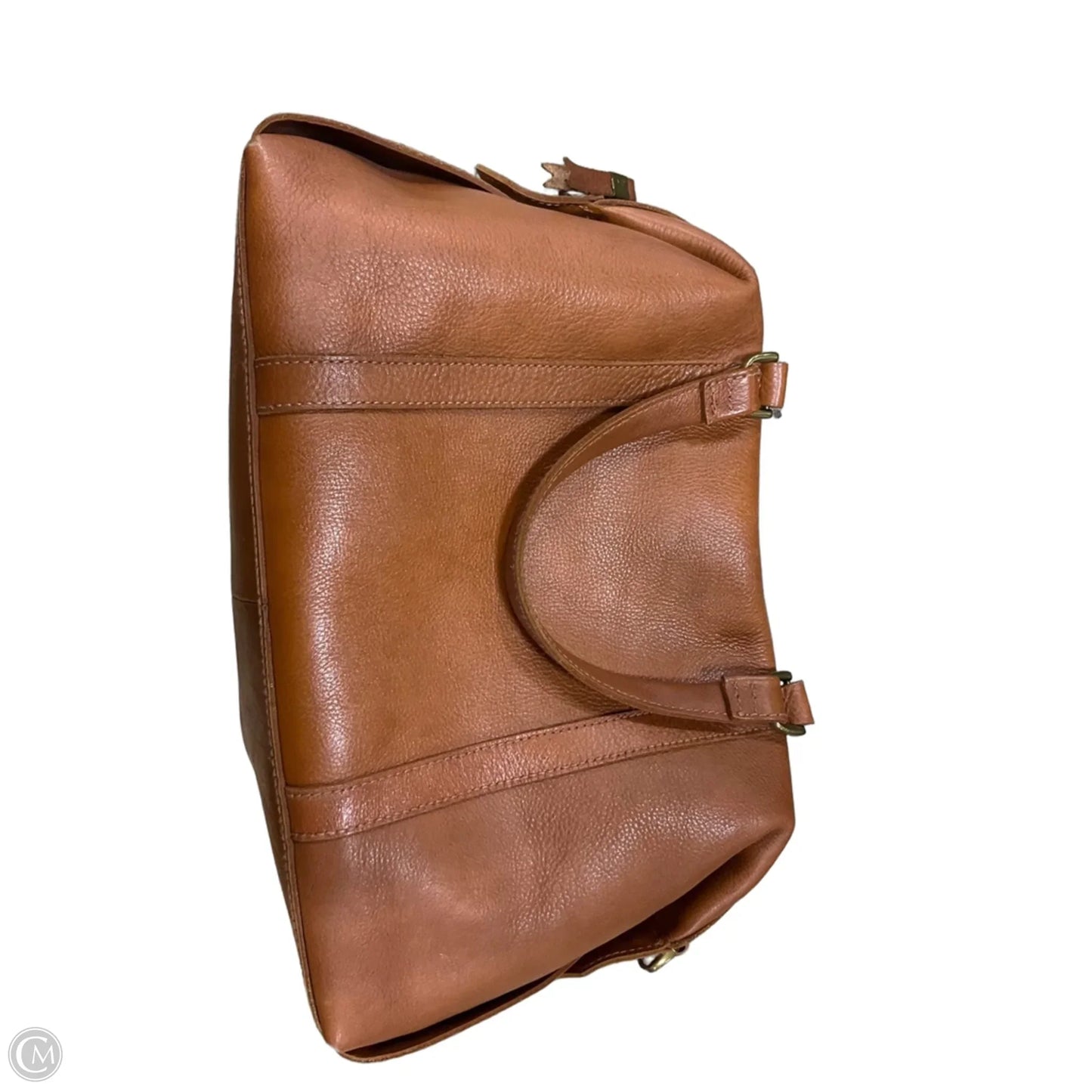 Handbag Leather By Madewell, Size: Medium