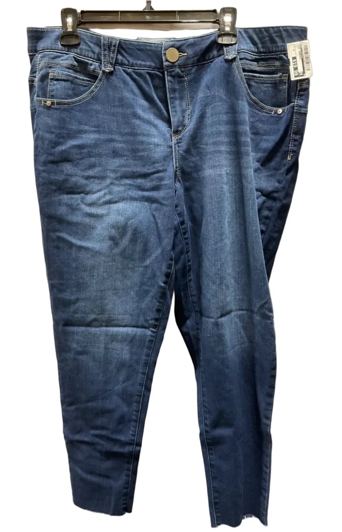 Jeans Straight By Wit & Wisdom In Blue, Size: 18
