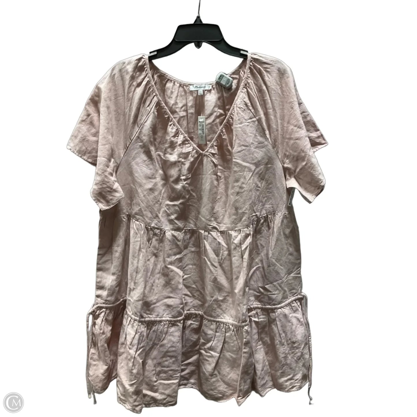 Dress Casual Midi By Madewell In Pink, Size: Xxl