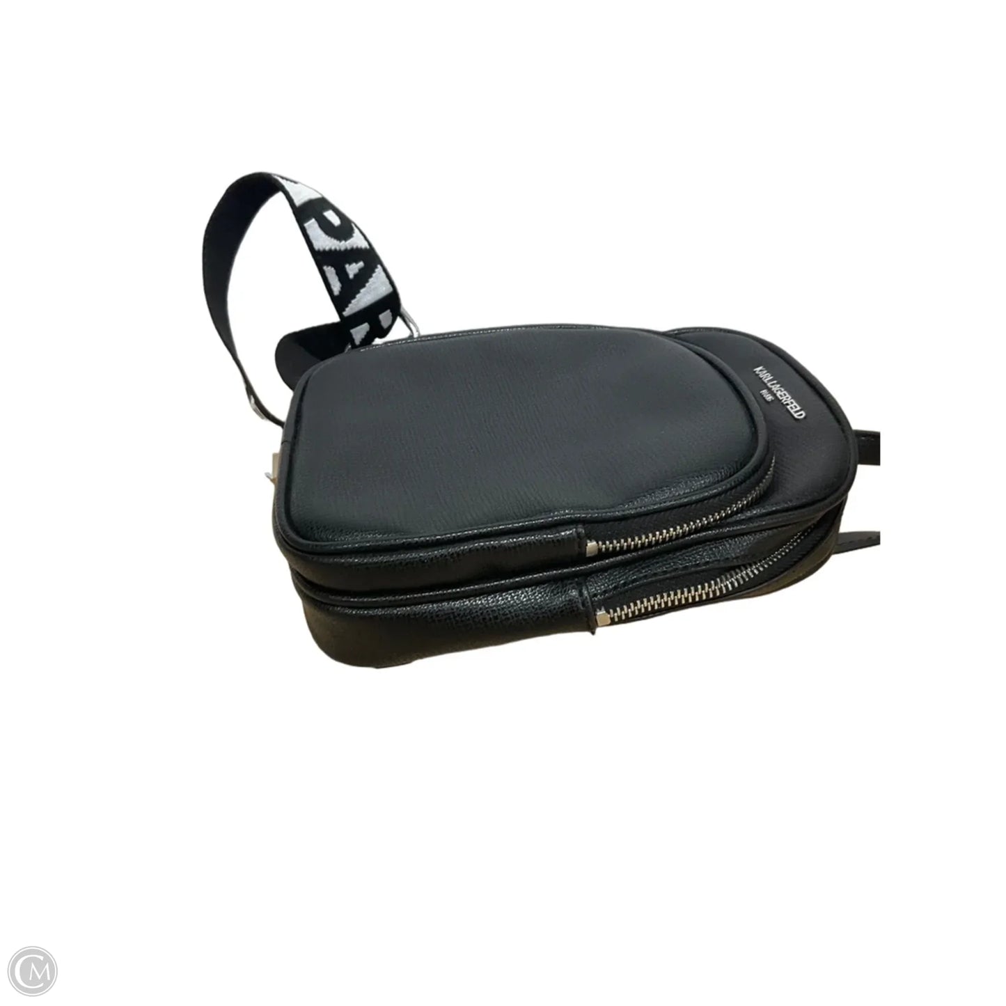 Belt Bag Designer By Karl Lagerfeld, Size: Medium
