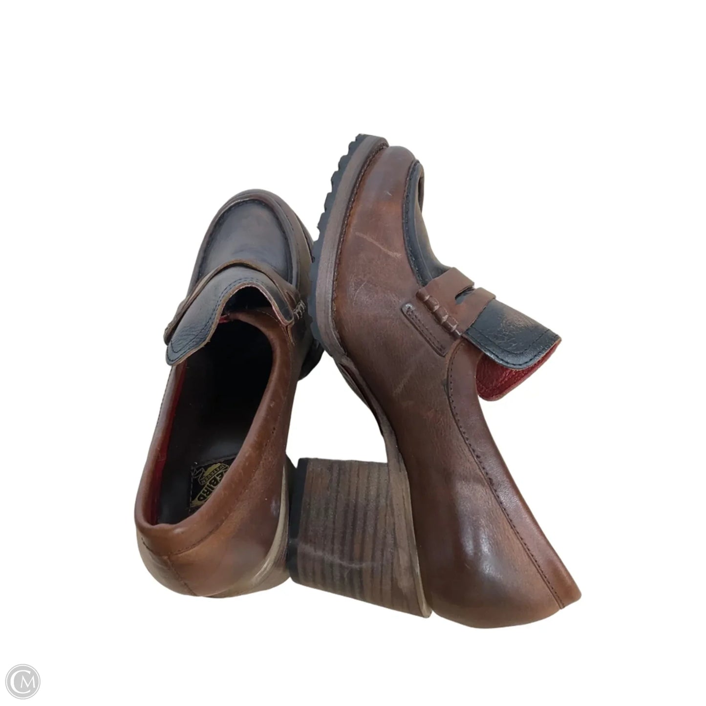 Shoes Heels Block By Freebird In Brown, Size: 10