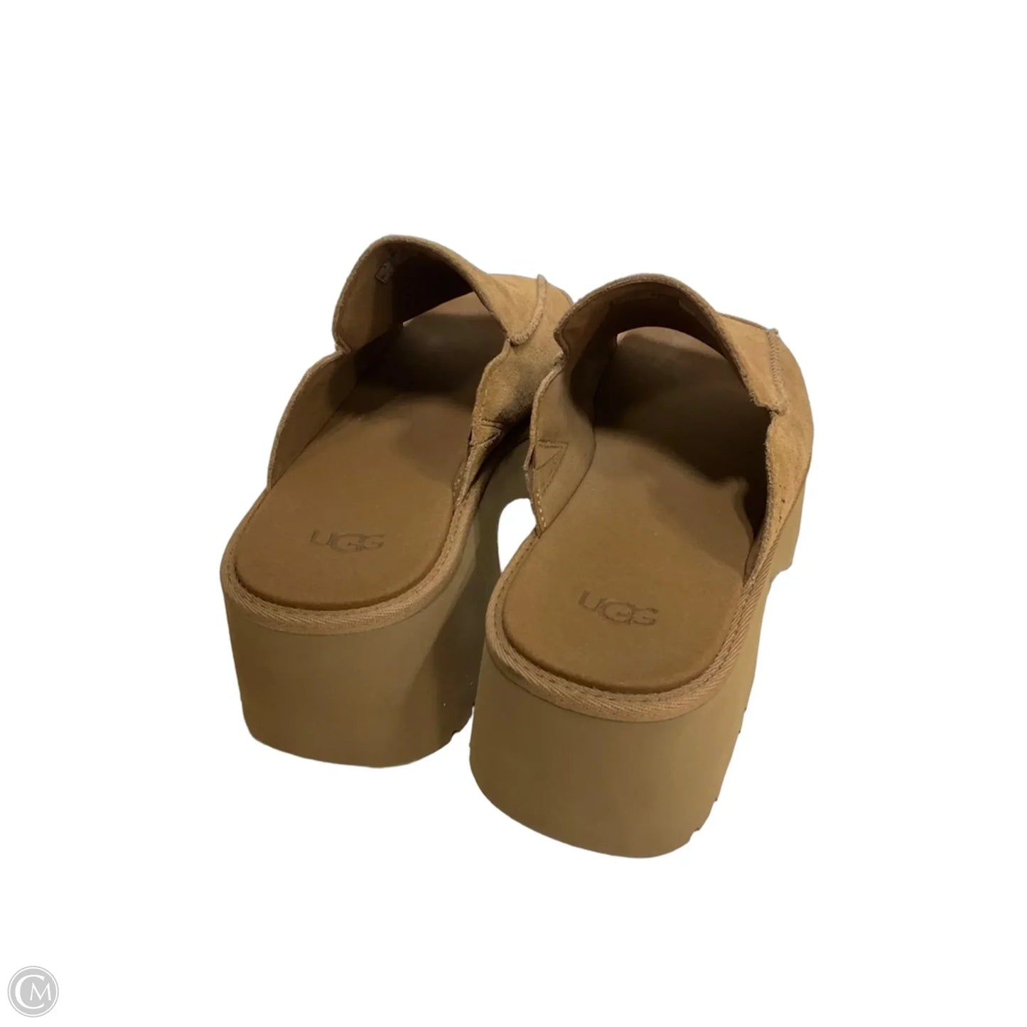 Sandals Designer By Ugg In Tan, Size: 9.5