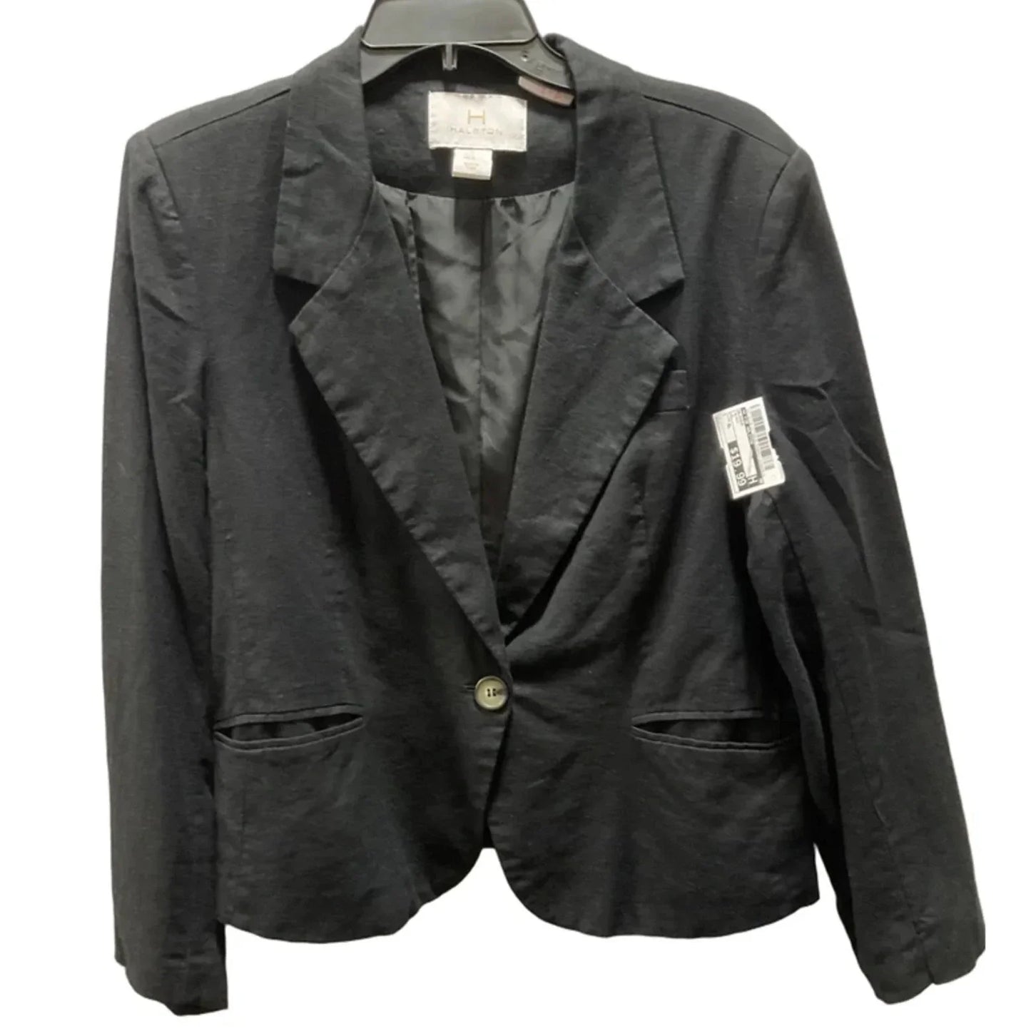 Blazer By H For Halston In Black, Size: Xl