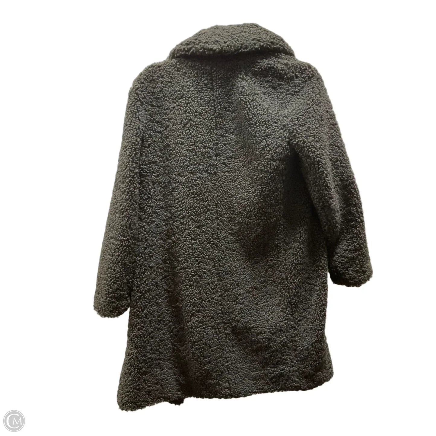 Coat Faux Fur & Sherpa By J. Crew In Black, Size: Xs