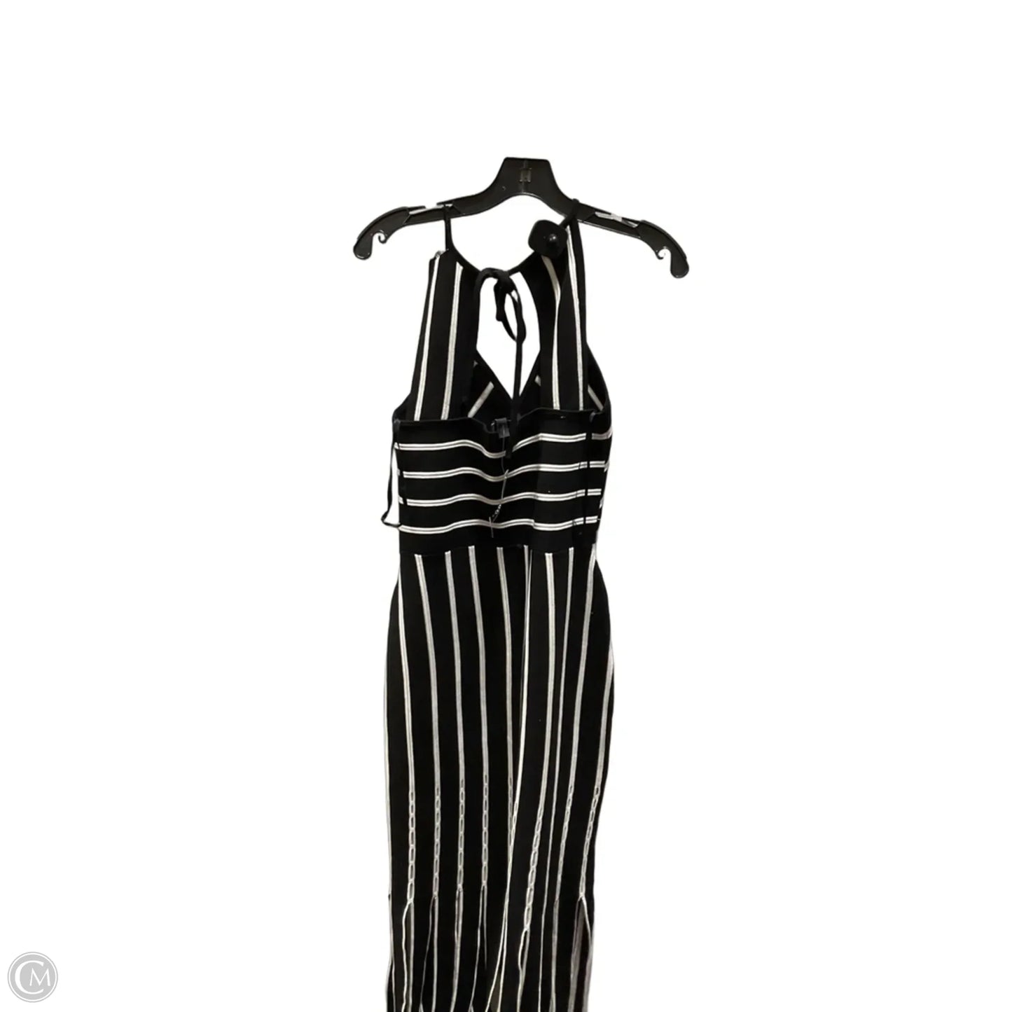 Dress Casual Midi By White House Black Market In Black & Cream, Size: M