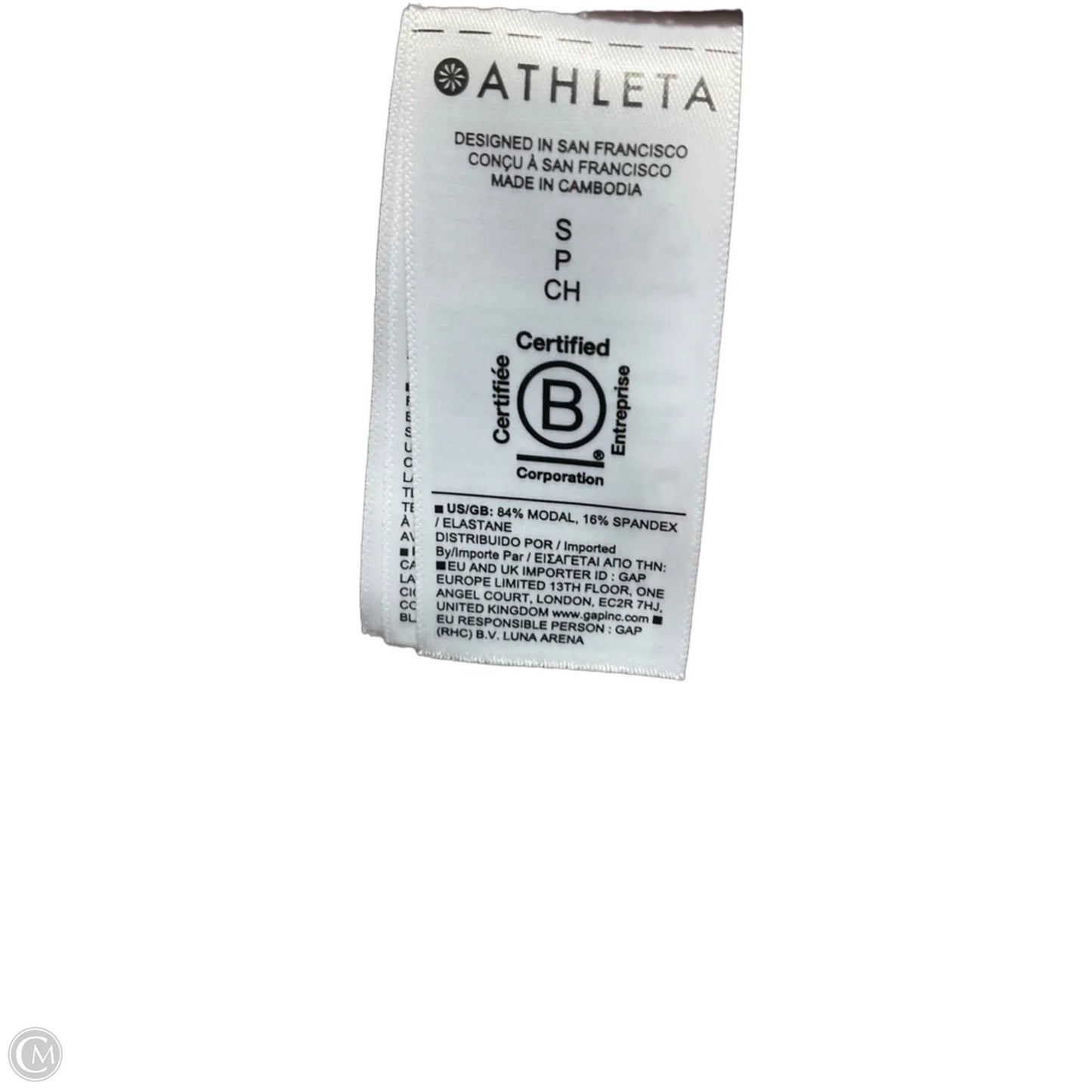 Athletic Top Short Sleeve By Athleta In Purple, Size: S