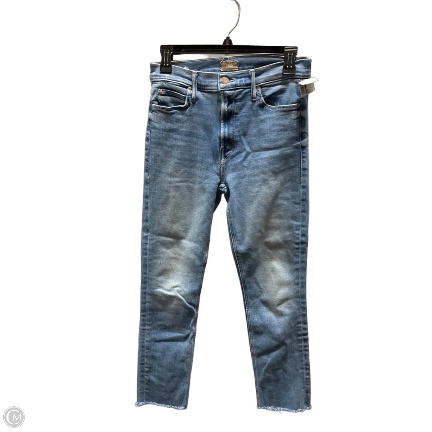 Jeans Straight By Mother In Blue, Size: 4