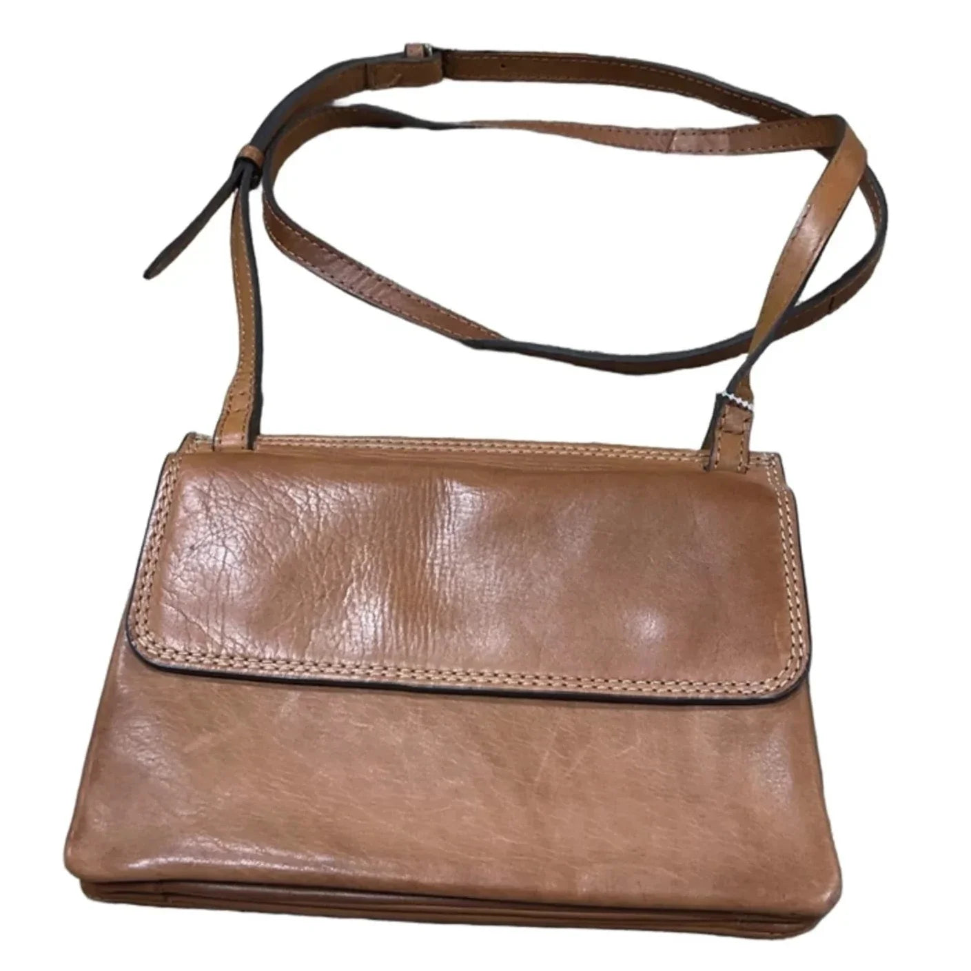 Crossbody Leather By Cmf, Size: Small