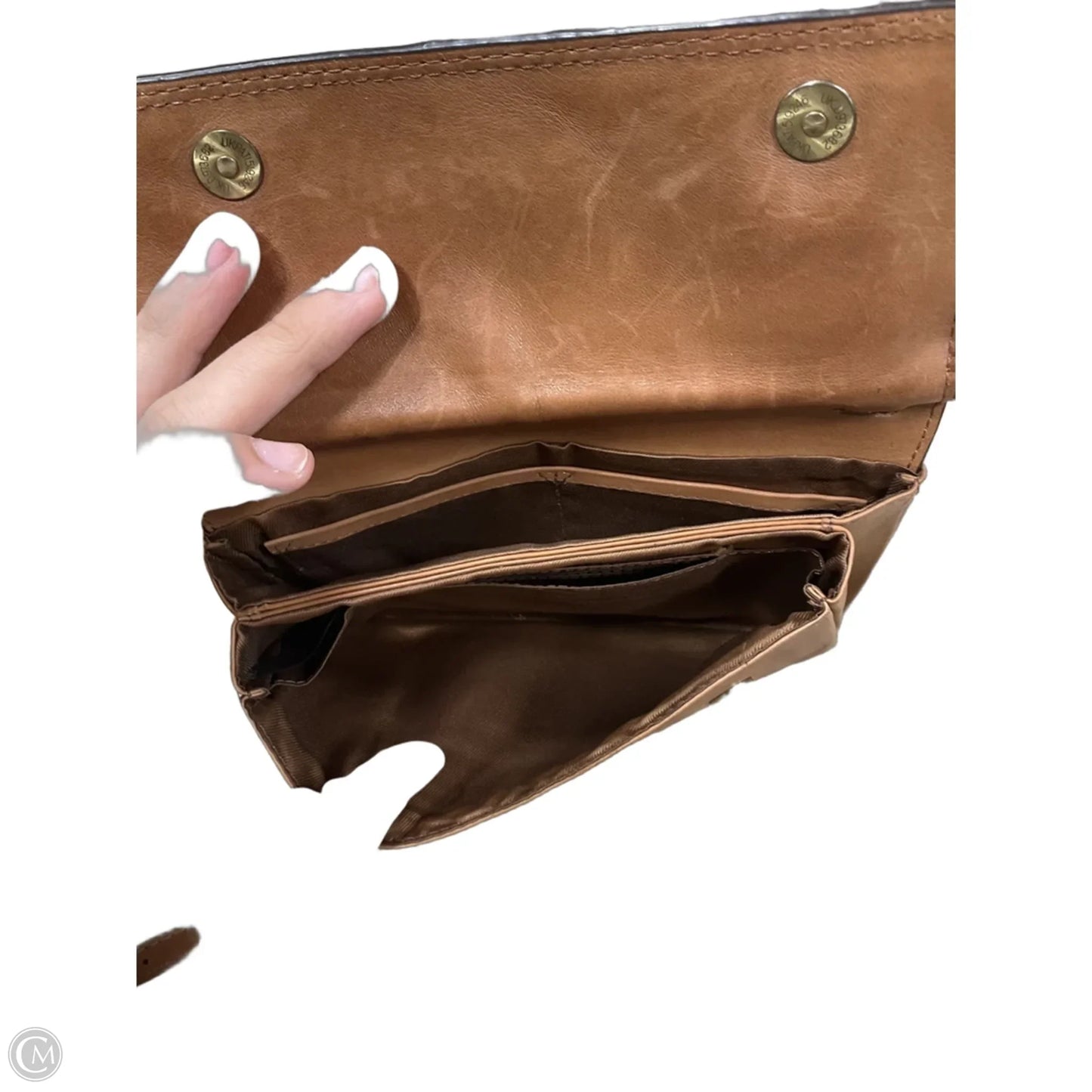 Crossbody Leather By Cmf, Size: Small