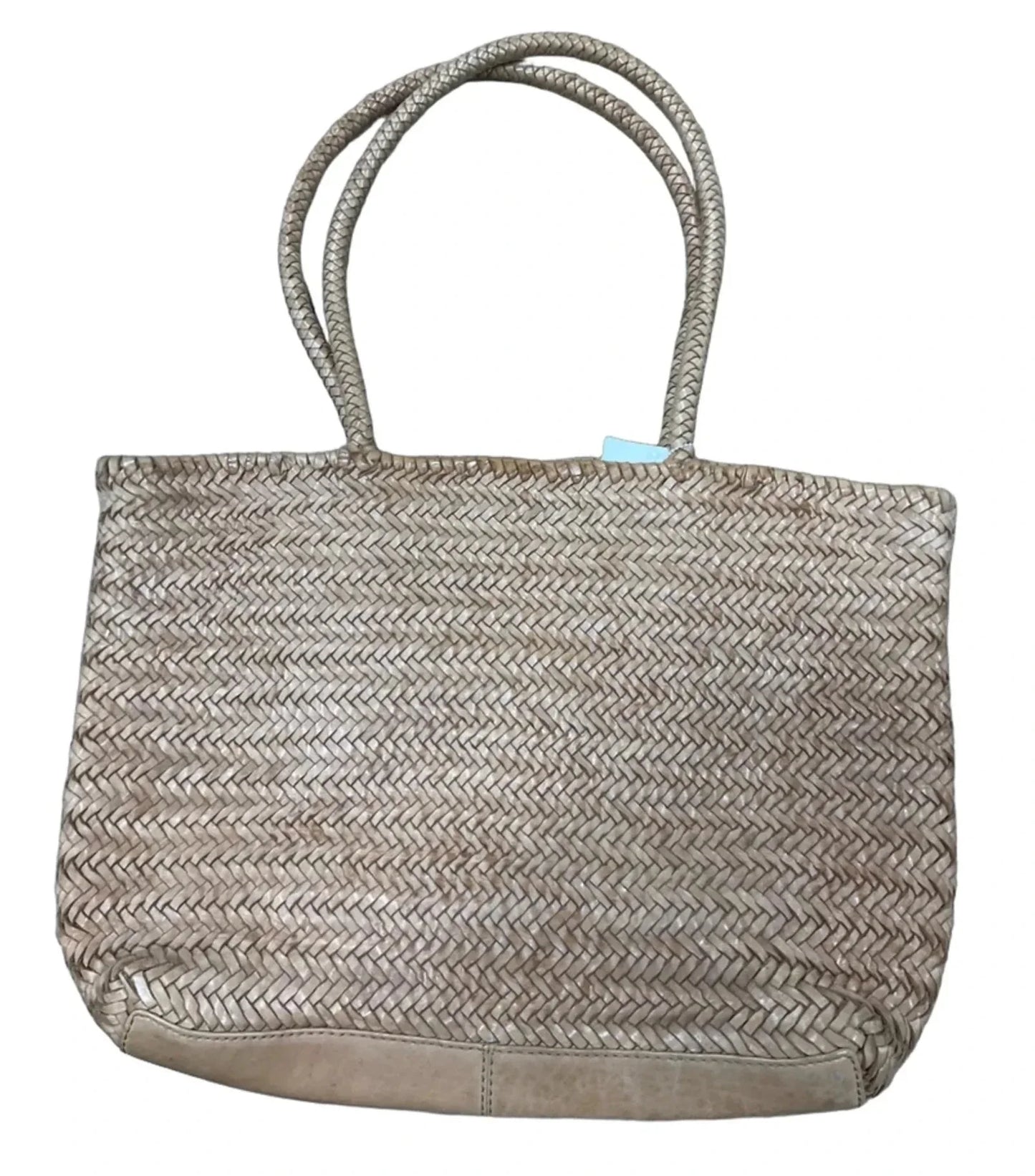 Handbag Leather By Cmf, Size: Medium