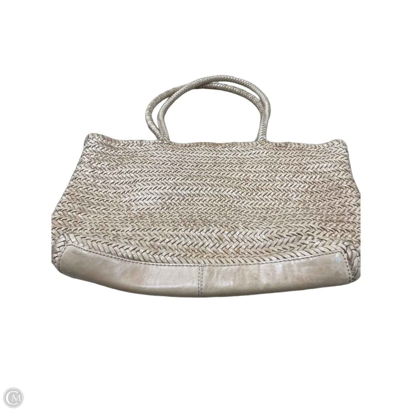 Handbag Leather By Cmf, Size: Medium