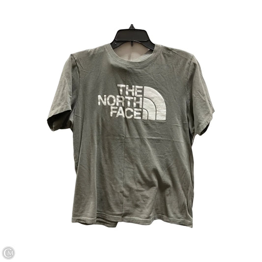 Athletic Top Short Sleeve By The North Face In Green, Size: L