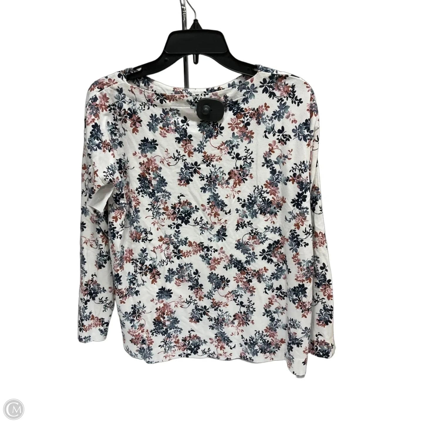 Top Long Sleeve By J. Jill In Floral Print, Size: Xs
