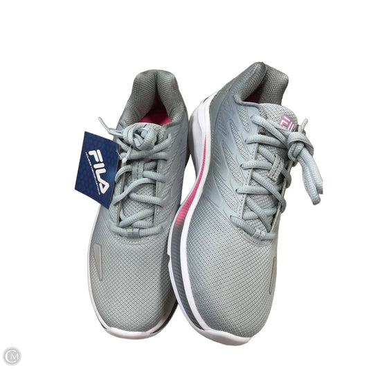 Shoes Athletic By Fila In Grey, Size: 8