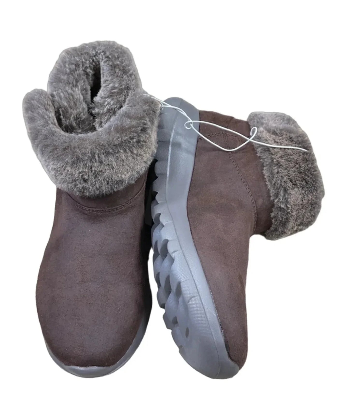 Boots Ankle Flats By Skechers In Brown, Size: 6