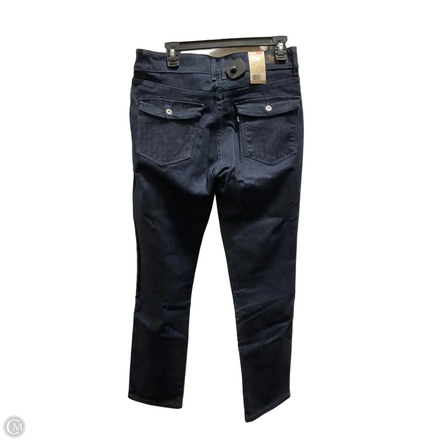 Jeans Skinny By Levis In Blue, Size: 12