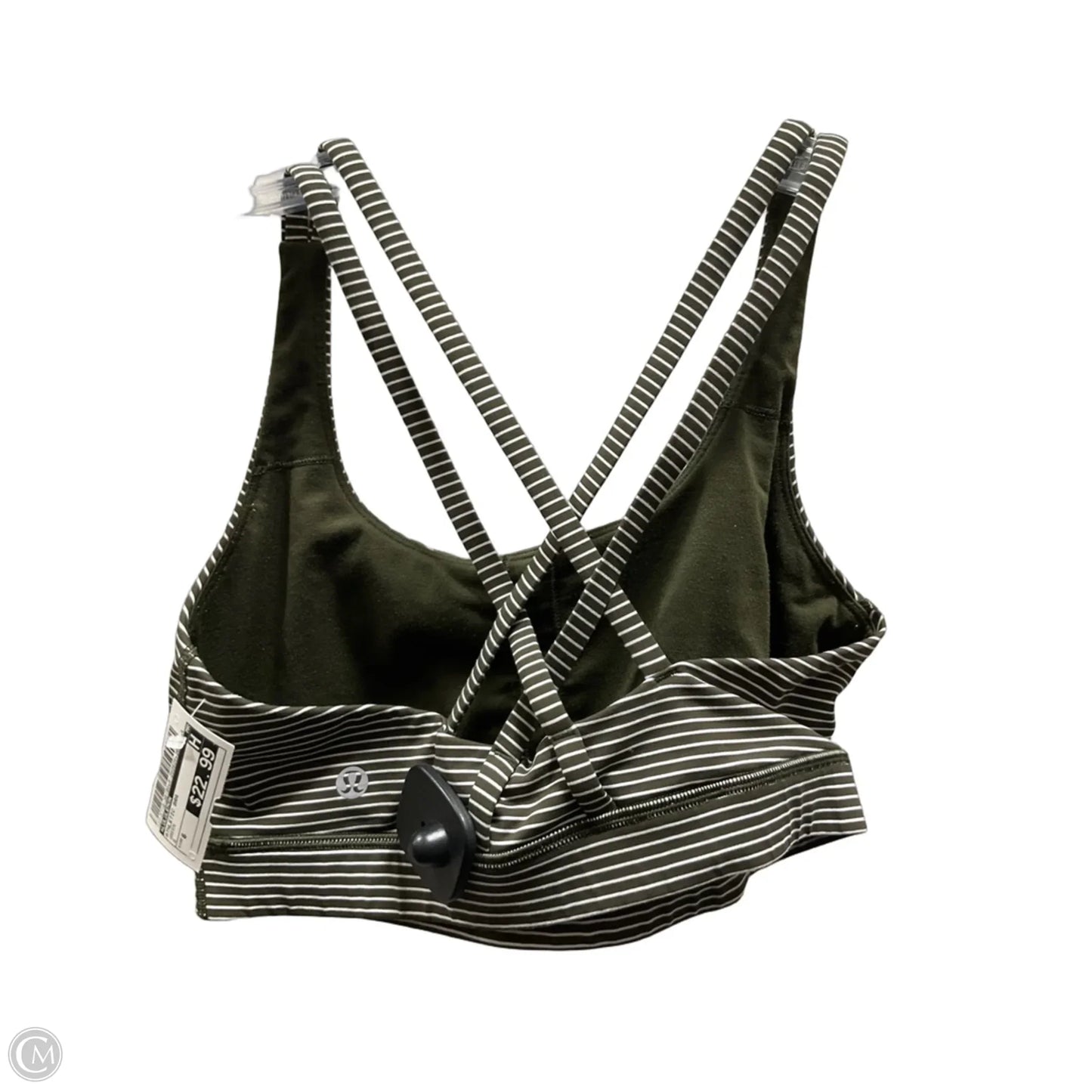 Athletic Bra By Lululemon In Green, Size: 6