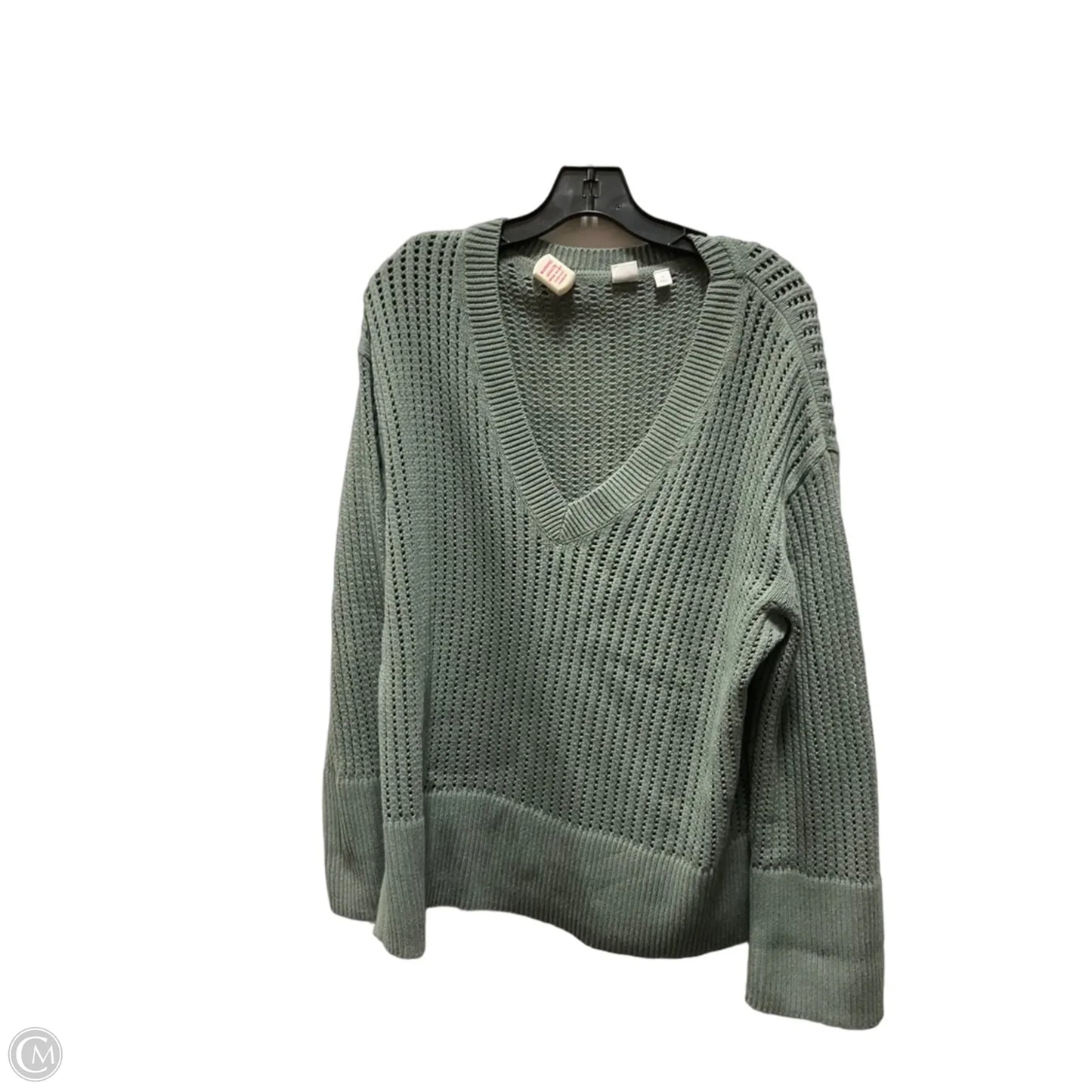 Sweater By Gap In Green, Size: L