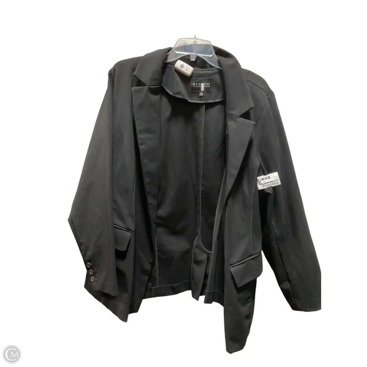 Blazer By Eloquii In Black, Size: 22
