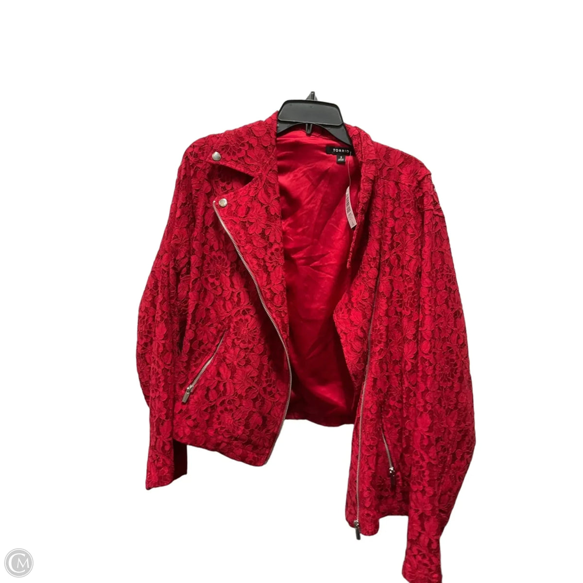 Jacket Other By Torrid In Red, Size: 3x