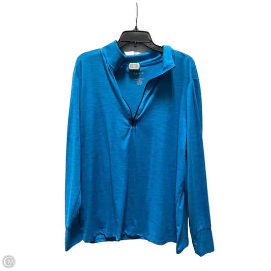 Athletic Jacket By Torrid In Aqua, Size: 3x