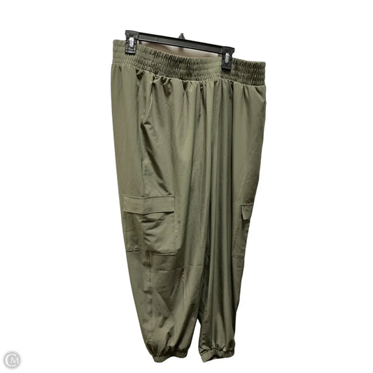 Athletic Pants By Livi Active In Green, Size: 2x