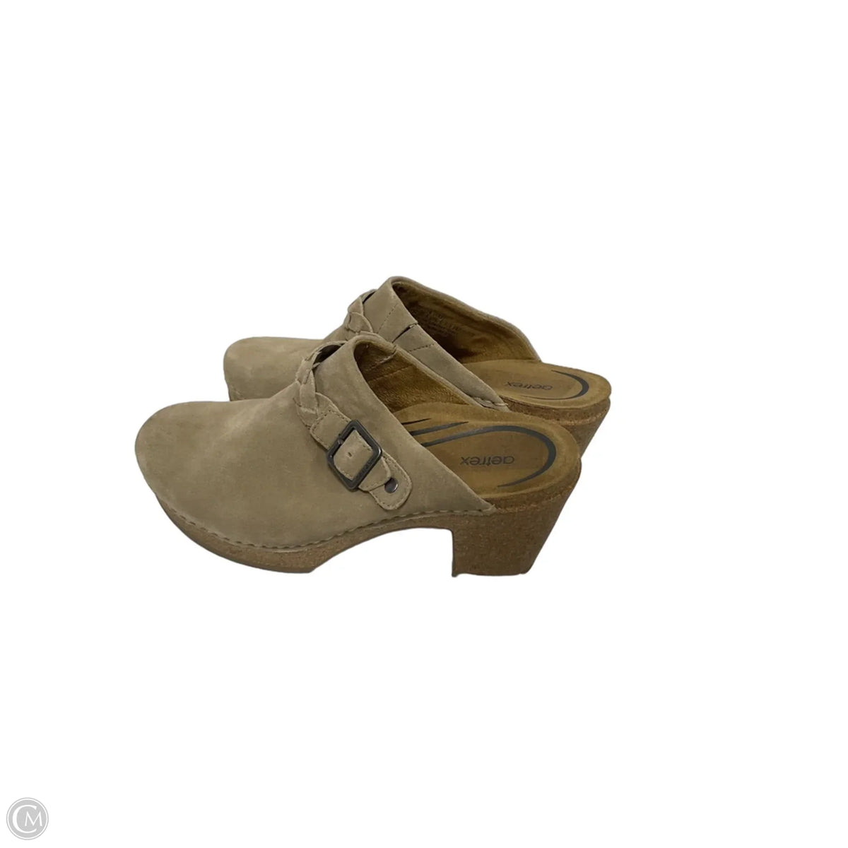 Shoes Heels Block By Aetrex In Beige, Size: 9