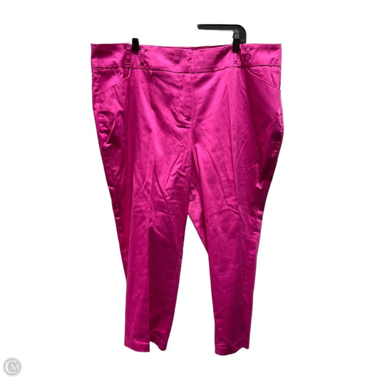Pants Dress By Avenue In Pink, Size: 22