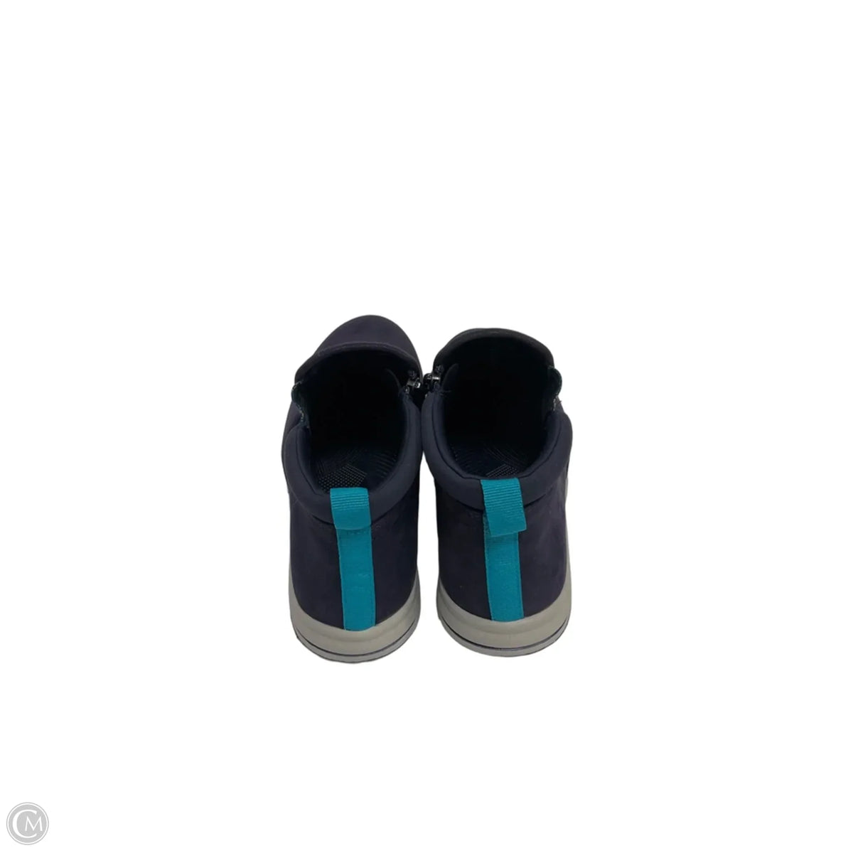 Boots Ankle Flats By Clarks In Blue, Size: 8
