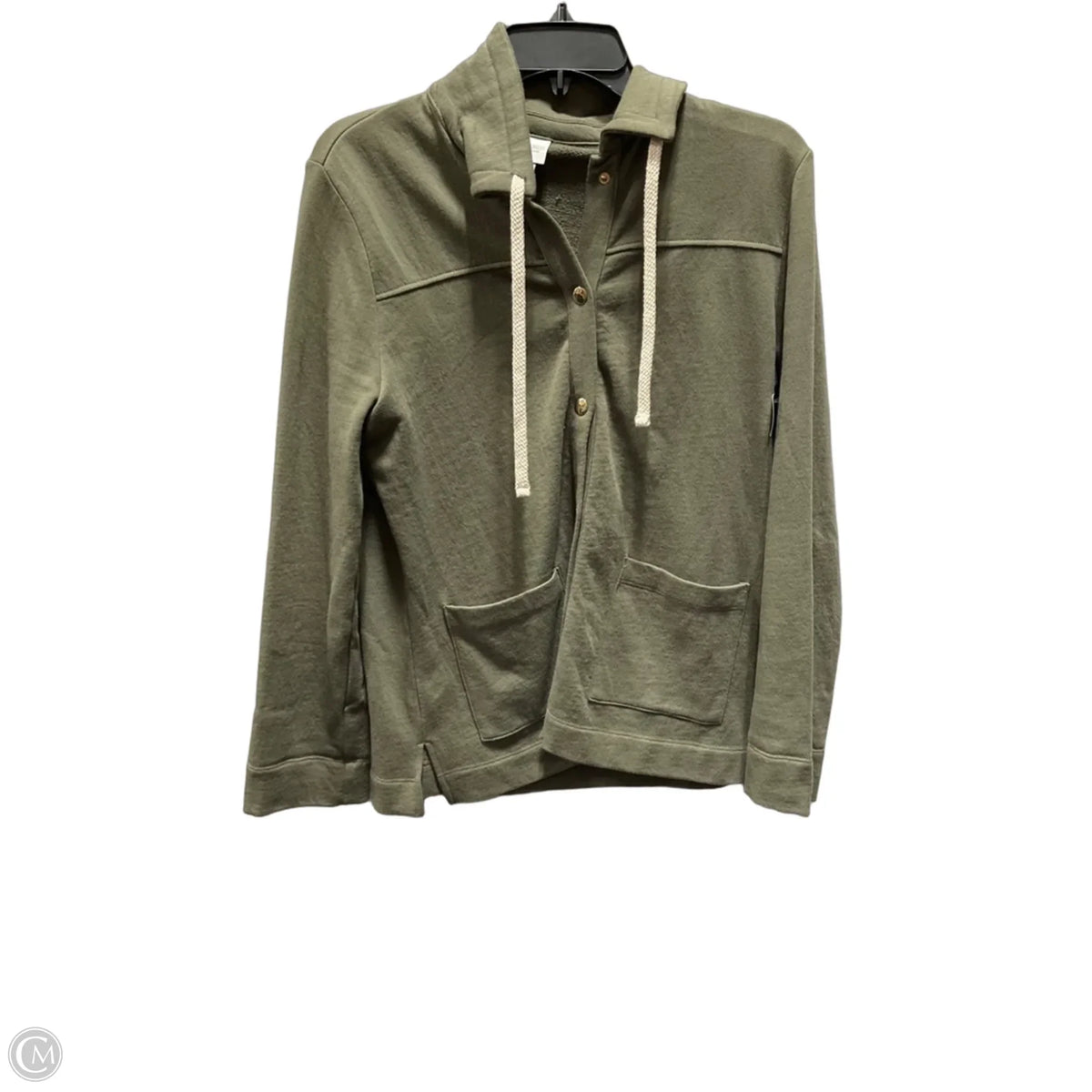 Jacket Other By Chicos In Green, Size: S
