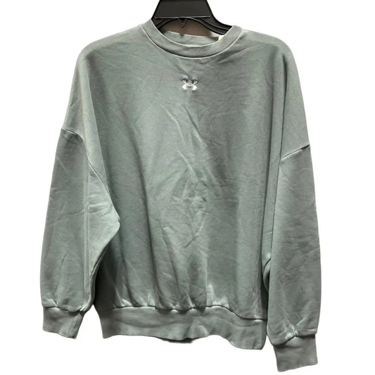 Athletic Sweatshirt Crewneck By Under Armour In Green, Size: S