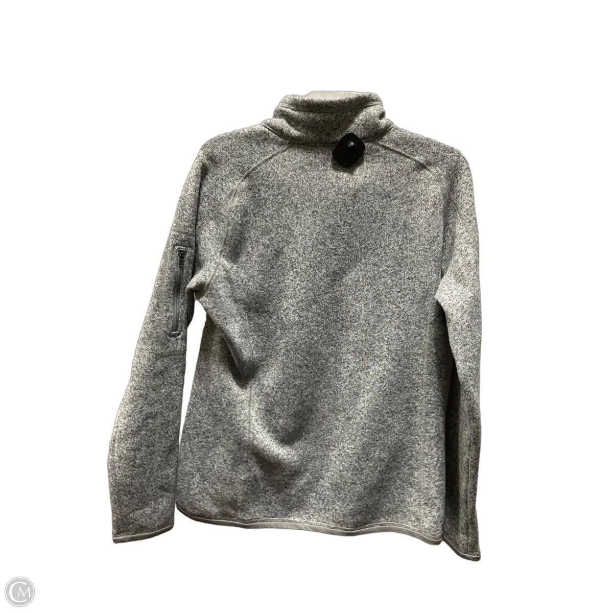 Athletic Jacket By Patagonia In Grey, Size: L