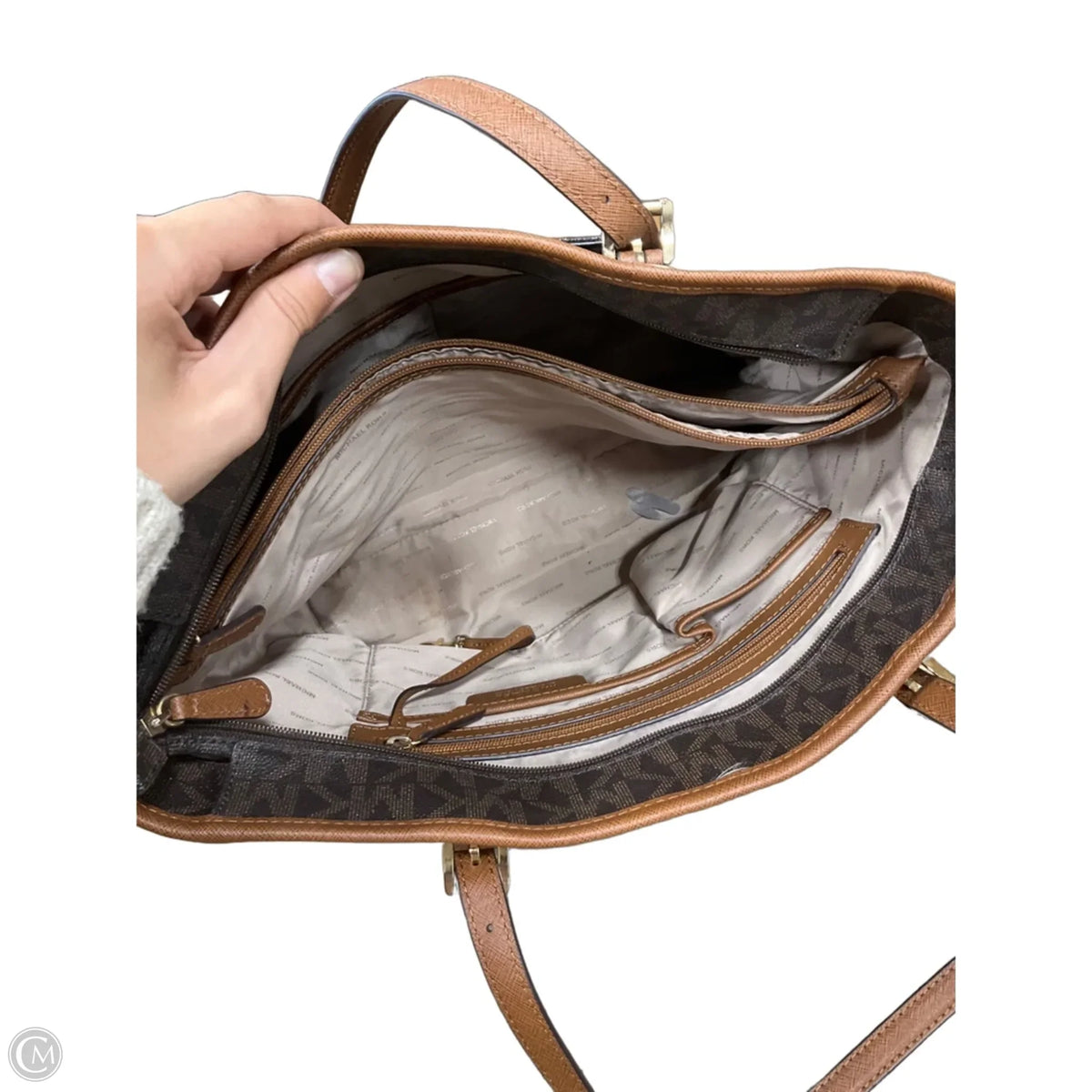 Tote Designer By Michael Kors, Size: Large