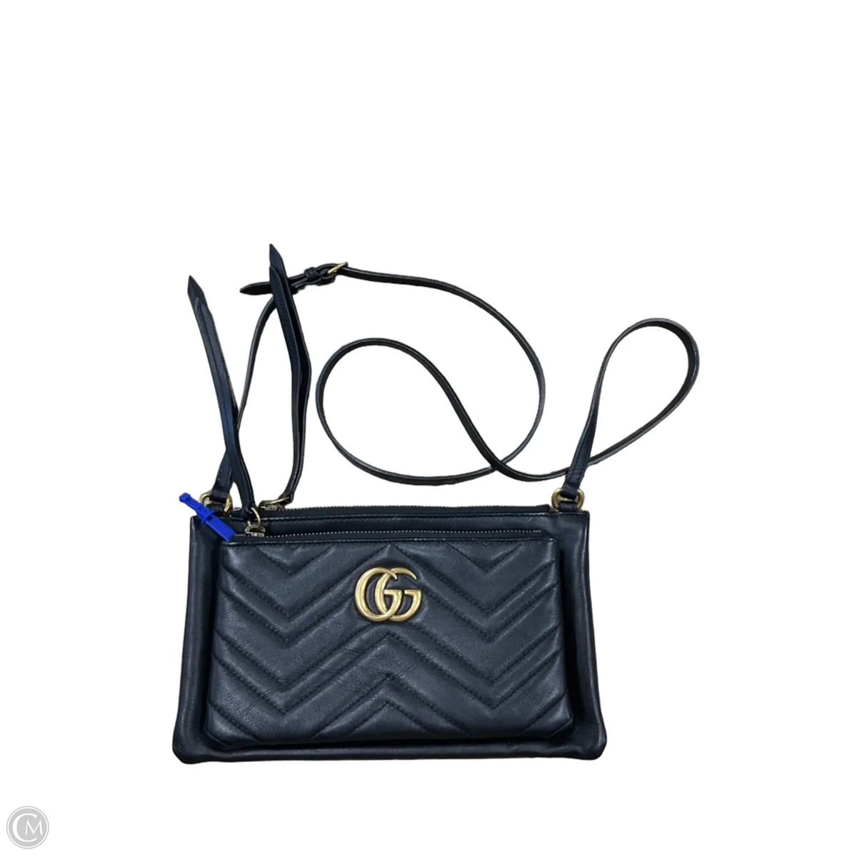 Crossbody Luxury Designer By Gucci, Size: Medium